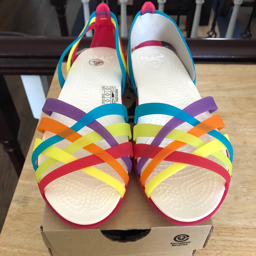 Crocs Huarache flat multi geranium